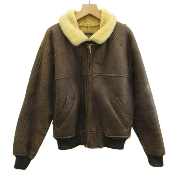 アビエイション AVIATION B-6 米軍 空軍 フライトジャケット ブルゾン M 茶 ブラウン...