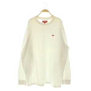 シュプリーム SUPREME Small Box L/S Tee ロンT 長袖Tシャツ ロゴワッペン XL ホワイト /MY ■OS ■GY01 メンズ