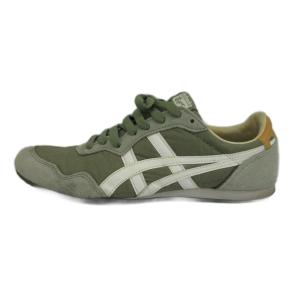オニツカタイガー Onitsuka Tiger セラーノ SERRANO スニーカー スエード ナイロン ローカット US7.5 25.5cm カーキ 1183B400