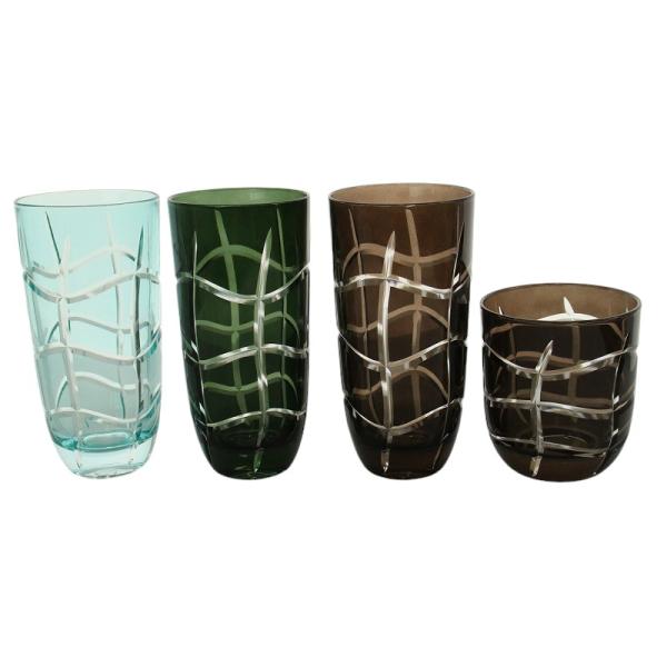 ディオール Dior カナージュ べっ甲柄  ウォーターグラス コップ 食器 グラス 切子 ガラス ...