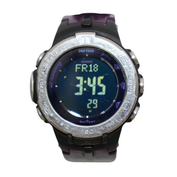 カシオ CASIO PRO TREK プロトレック 腕時計 電波 タフソーラー デジタル ラバーバン...