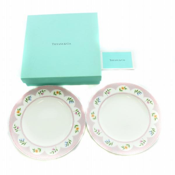 ティファニー TIFFANY &amp; CO. ブーケ BOUQUET 2001 プレート 皿 2枚セット...