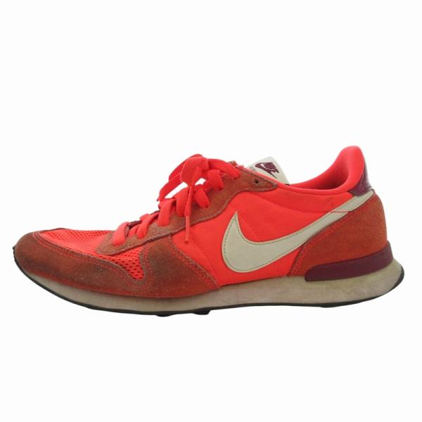 ナイキ NIKE INTERNATIONALIST スニーカー ランニングシューズ 28cm 赤 レ...