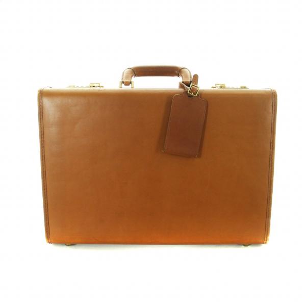 コーチ COACH オールドコーチ ヴィンテージ トランスケース アタッシュケース レザー ロゴ 茶...