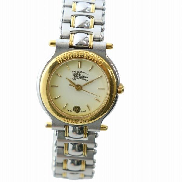 バーバリーズ Burberrys 腕時計 ウォッチ クォーツ デイト カレンダー付き ロゴ ラウンド...