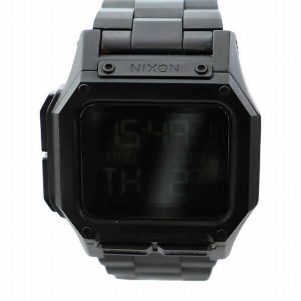 ニクソン NIXON レグルス REGULUS SS 腕時計 ウォッチ クォーツ デジタル 黒文字盤...