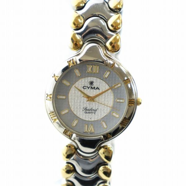 シーマ CYMA 433 Sealord シーロード 腕時計 ウォッチ クォーツ ローマン ラウンド...