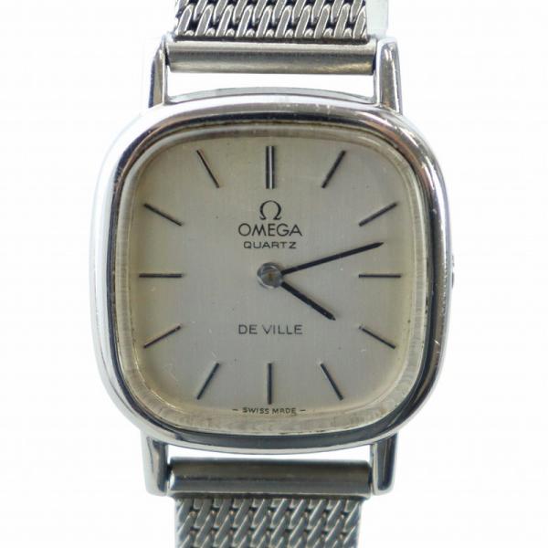オメガ OMEGA ジャンク品 DE VILLE デビル 腕時計 ウォッチ クォーツ スクエア ロゴ...