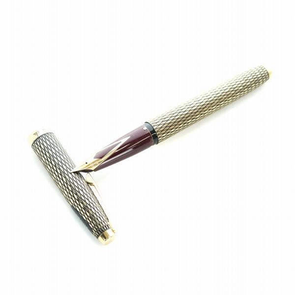 シェーファー SHEAFFER 万年筆 筆記用具 文房具 ロゴ 総柄 14K 585 筆記未確認 ゴ...