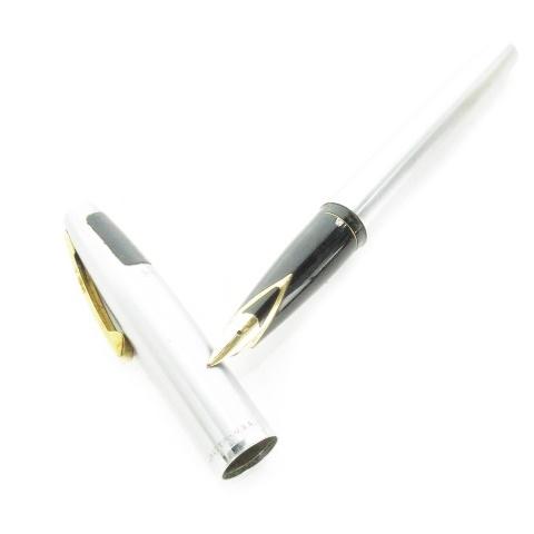 シェーファー SHEAFFER 14K 585 文房具 万年筆 筆記未確認 シルバーカラー /AH7...