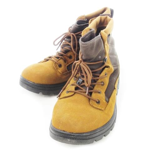 ホーキンス Hawkins スノー チャッカ ブーツ レースアップ 切替 配色 スエード L 茶 ブ...