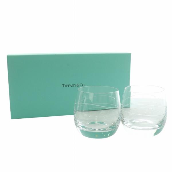 ティファニー TIFFANY &amp; CO. カデンツ グラスセット ペア 2個 タンブラーグラス 箱付...