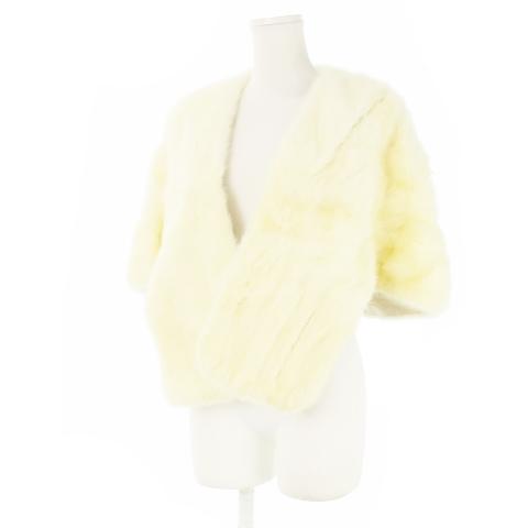 Majestic canada mink カナダ製 ミンクファー ショール ストール 毛皮 和装 白...