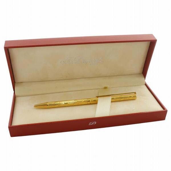 エステーデュポン S.T.DUPONT ボールペン 回転式 0.7mm 筆記具 替芯付き 筆記確認済...