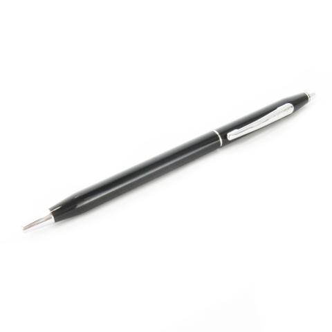 クロス CROSS ボールペン 筆記具 文房具 ツイスト式 筆記確認済み スリム ロゴ 黒 ブラック...