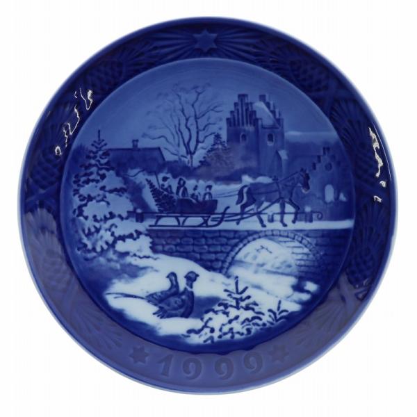 ロイヤルコペンハーゲン ROYAL COPENHAGEN 1999年 イヤープレート 皿 プレート ...