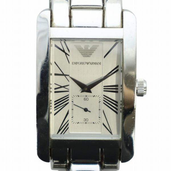 エンポリオアルマーニ EMPORIO ARMANI 腕時計 ウォッチ クォーツ スモセコ ローマン ...