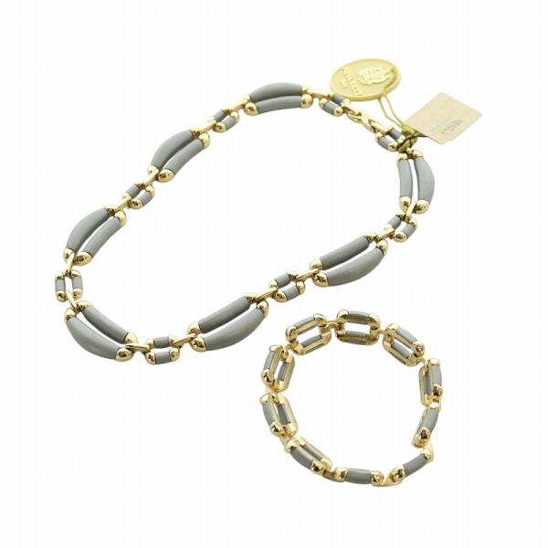 ニナリッチ NINA RICCI ヴィンテージ ネックレス ブレスレット セット アクセサリー ロゴ...