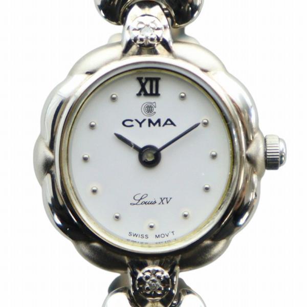 シーマ CYMA 634Y ルイ15世 LOUIS XV 腕時計 ウォッチ クォーツ ロゴ 白文字盤...