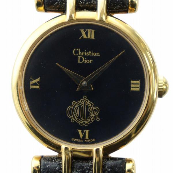 クリスチャンディオール Christian Dior ジャンク品 腕時計 ウォッチ クォーツ ローマ...