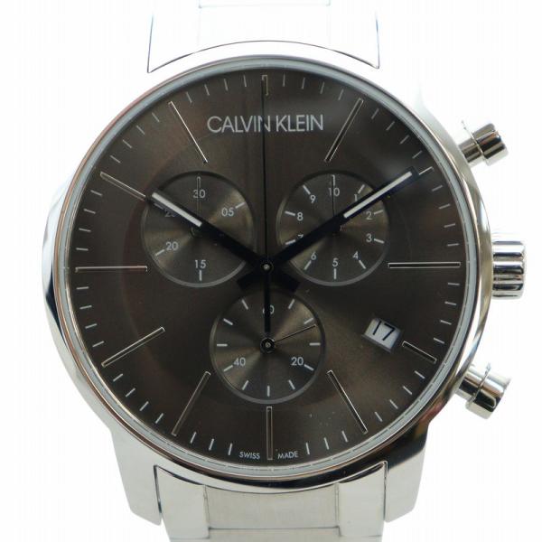 カルバンクライン CALVIN KLEIN 腕時計 ウォッチ クロノグラフ カレンダー付き ロゴ グ...