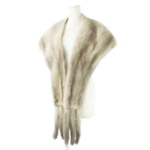 未使用品 サガミンク SAGA MINK 金サガ ファーショール ファーストール サファイアミンクフ...