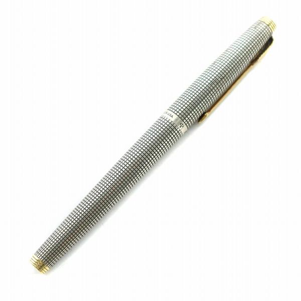 パーカー parker ジャンク品 USA製 万年筆 文房具 筆記用具 ペン先14K sterlin...