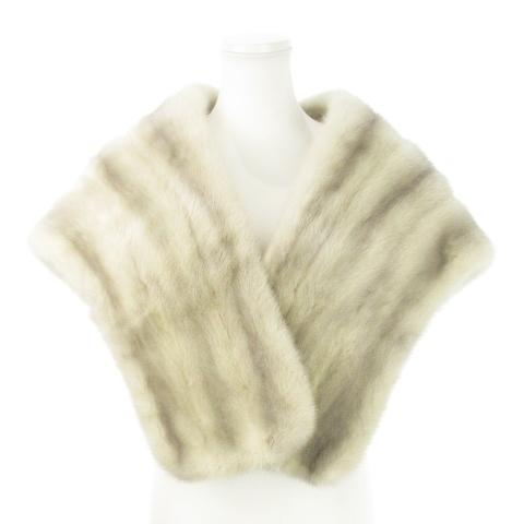 シルバーブル SILVERBLU ファーショール マフラー ティペット ミンクファー 毛皮 和装 シ...