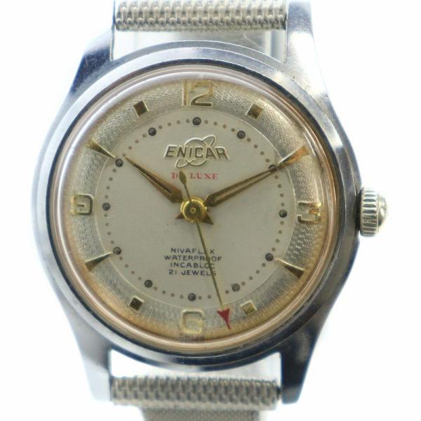 エニカ ENICAR デラックス インカブロック アンチマグネット 腕時計 ヴィンテージ アンティー...