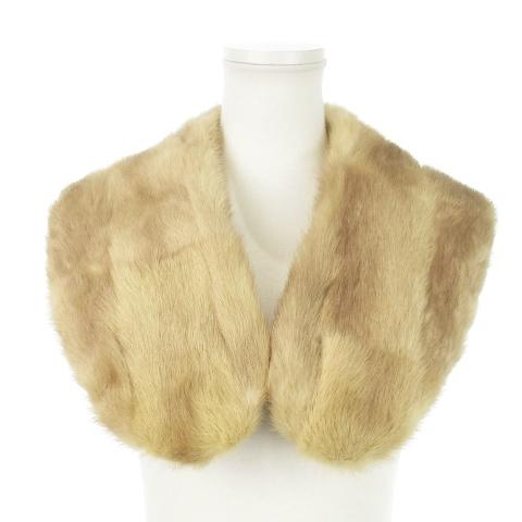 ティペット マフラー ミンクファー 毛皮 和装 ベージュ /MN6 ■GY11 レディース