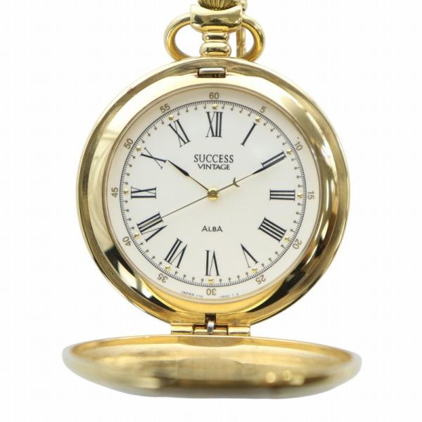 セイコー SEIKO Success Vintage アルバ ALBA 懐中時計 ウォッチ クォーツ...