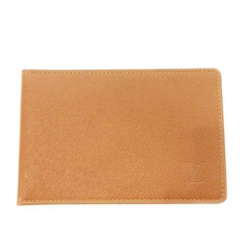 ルイヴィトン LOUIS VUITTON チケットケース マルチケース 二つ折り レザー 革 ロゴ型...