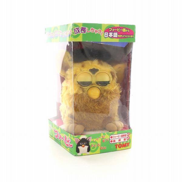 トミー TOMY 1999年 初代 ファービー Furby バーチャルペット ヒョウ柄 黄 イエロー...