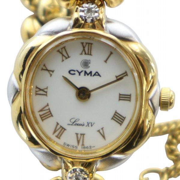 シーマ CYMA Louis XV ルイ15世 634 腕時計 ウォッチ クォーツ ローマン 白文字...