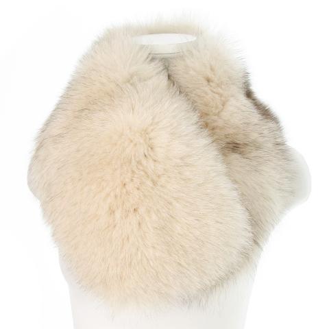 未使用品 ムーンバット MOONBAT ファーケープ ショール ティペット マフラー フォックスファ...