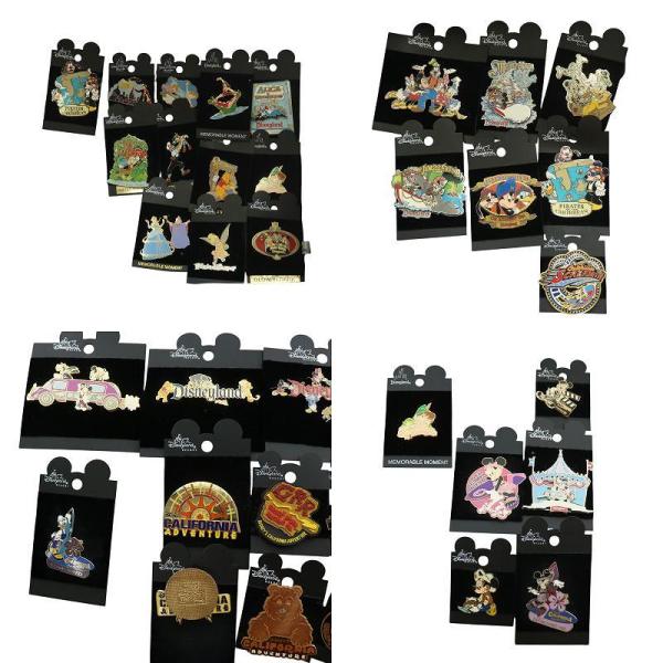 ディズニー Disney 2001 ピンバッチ 41点セット トレーディングバッグ ペニープレスコレ...