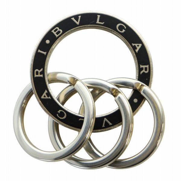 ブルガリ BVLGARI キーリング キーホルダー チャーム ロゴ ゴールド色 シルバー色 ■GY1...
