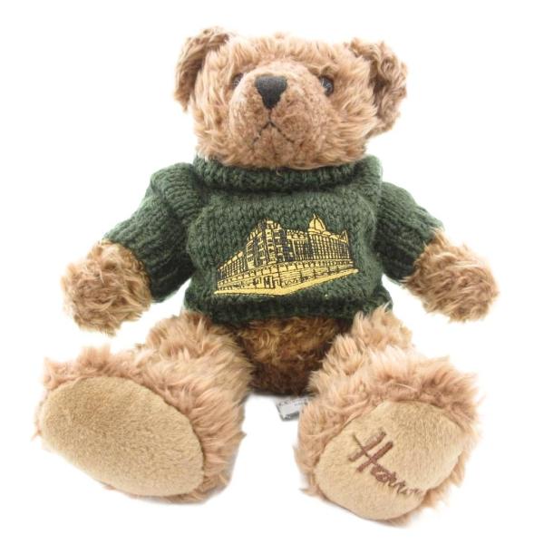 ハロッズ Harrods ぬいぐるみ ハロッズベア ニット 緑 グリーン /JS ■GY18 レディ...