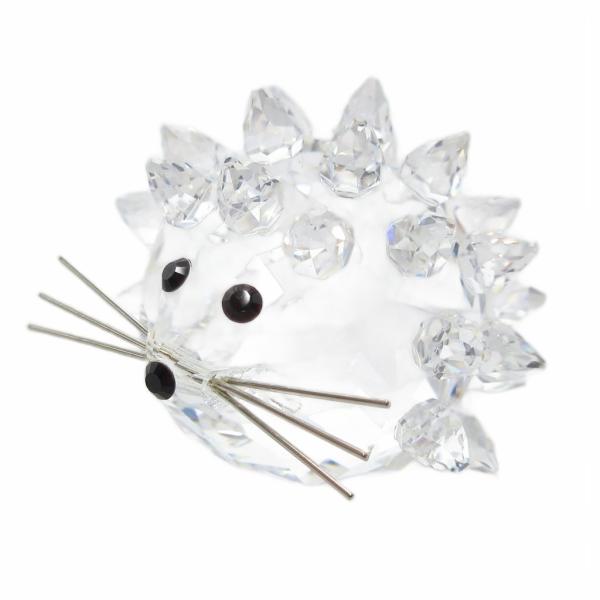 スワロフスキー SWAROVSKI 美品 置物 ハリネズミ クリスタル クリアカラー /AE ■GY...