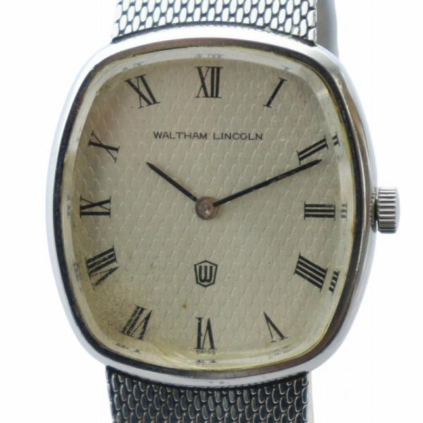 ウォルサム WALTHAM リンカーン LINCOLN 腕時計 ウォッチ 手巻き ロゴ ローマン シ...