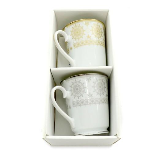 未使用品 ナルミ 鳴海 NARUMI アウアンドプティ マグカップ(アソート) 280cc 2人用 ...