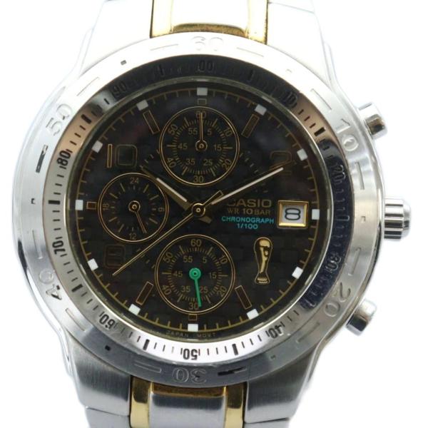 カシオ CASIO FIFA 2006 ドイツ ワールドカップ 限定 腕時計 ウォッチ クォーツ 黒...