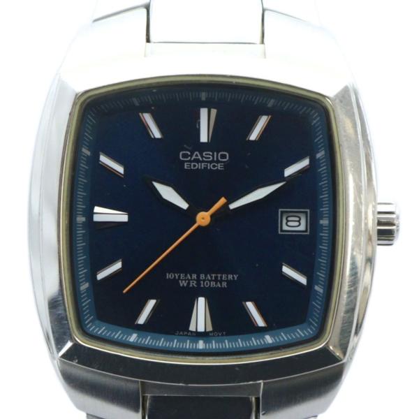 カシオ CASIO エディフィス EDIFICE 腕時計 ウォッチ クォーツ カレンダー付き 青文字...