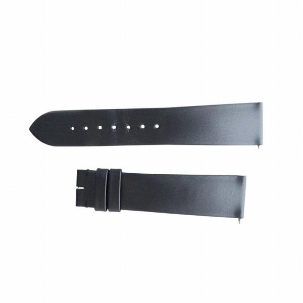 カルティエ Cartier 腕時計用ベルト ウォッチ タンクマスト ロゴ レザー 黒 ブラック KD...