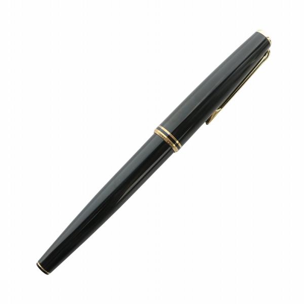 モンブラン MONT BLANC 万年筆 文房具 筆記用具 ペン先14K 585 ロゴ 黒 ブラック...