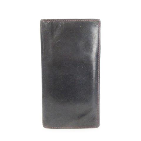 White house Cox 長財布 ロングウォレット 二つ折り財布 小銭入れなし 札入れ レザー...