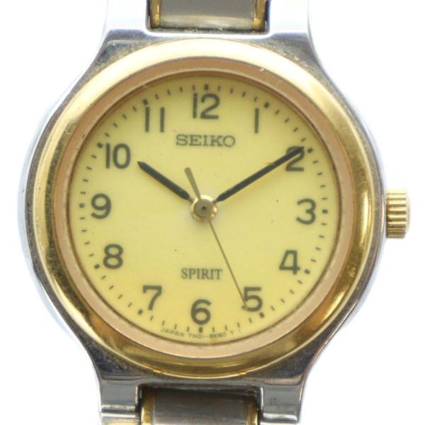セイコー SEIKO ジャンク品 スピリット SPIRIT 腕時計 ウォッチ クォーツ ラウンド シ...