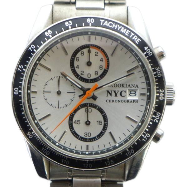 ブルッキアーナ BROOKIANA 腕時計 ウォッチ クォーツ NYC クロノグラフ カレンダー付き...