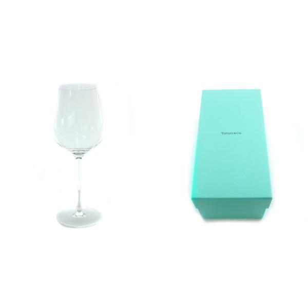未使用品 ティファニー TIFFANY &amp; CO. 2016 ワイングラス ガラス 食器 ロゴ刻印 ...