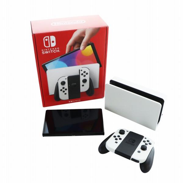 未使用品 ニンテンドー 任天堂 Nintendo Switch 有機ELモデル ゲーム機 本体 白 ...